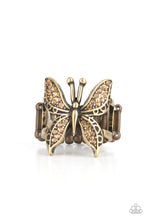 Load image into Gallery viewer, Blinged Out Butterfly - Brass