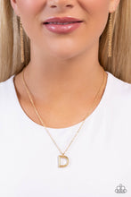 Load image into Gallery viewer, Leave Your Initials - Gold - D